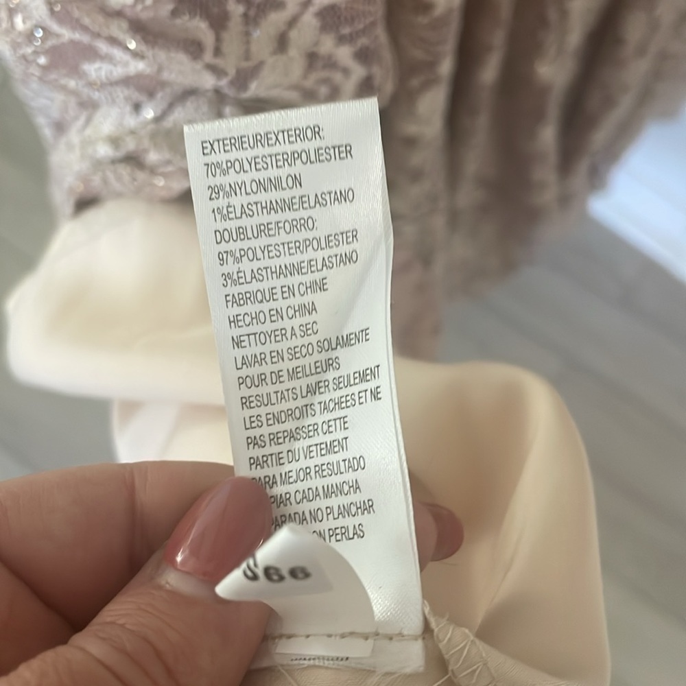 NWOT Tahari Embellished Lace Dress Size 16 - Picture 14 of 14